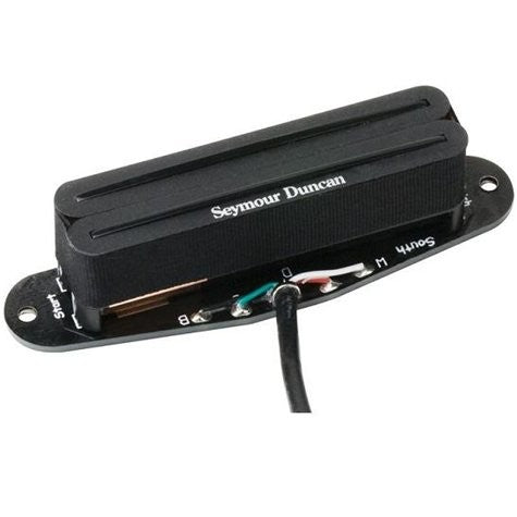 Seymour Duncan - Hot Rails High-output Single-coil Sized Neck Humbucker for Telecaster - Black