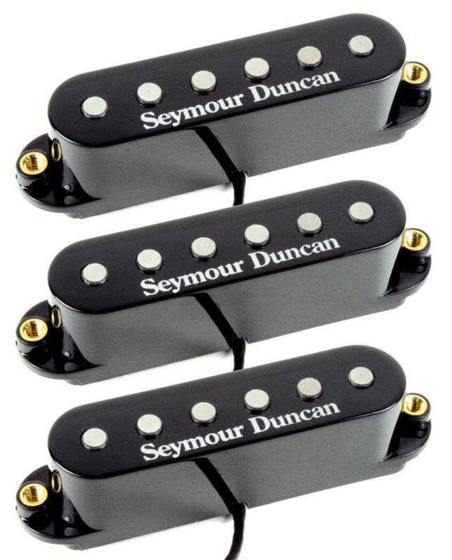 Seymour Duncan - Classic Stack Plus Strat Bridge 3 Pickup Neck/Mid/Bridge Set, Black