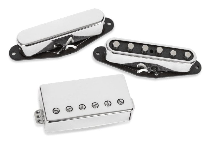Seymour Duncan - Lari Basilio Signature Tele Trembucker Bridge Pickup Set, Chrome Cover