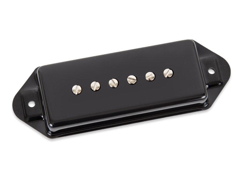Seymour Duncan - Jared James Nichol JJN Noiseless P90 Silencer Bridge Pickup - Dog Ear, Black