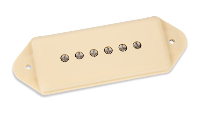 Seymour Duncan - Noiseless Hot P90 Silencer Neck Pickup - Dog Ear, Cream