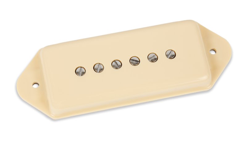 Seymour Duncan - Noiseless Hot P90 Silencer Bridge Vintage Pickup - Dog Ear, Cream
