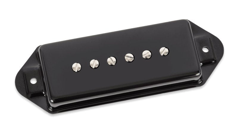 Seymour Duncan - Noiseless Hot P90 Silencer Bridge Pickup - Dog Ear, Black