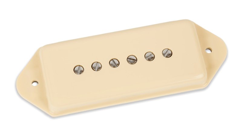 Seymour Duncan - Noiseless Hot P90 Silencer Bridge Pickup - Dog Ear, Cream