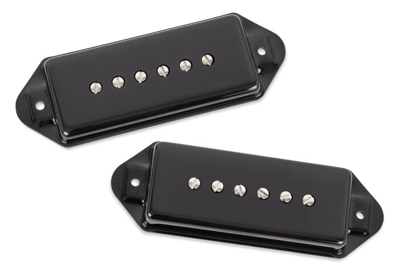 Seymour Duncan - Noiseless Hot P90 Silencer Pickup Set - Dog Ear, Black