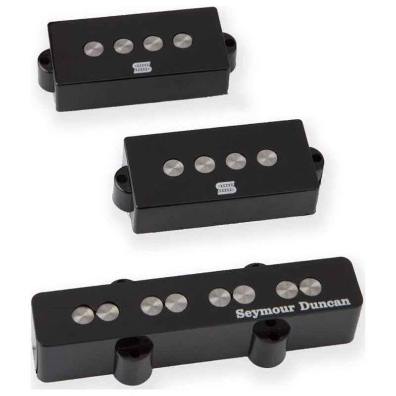 Seymour Duncan - Rex Brown Signature PJ Pickups, Active Pre-Amp & Knobs P & J Set