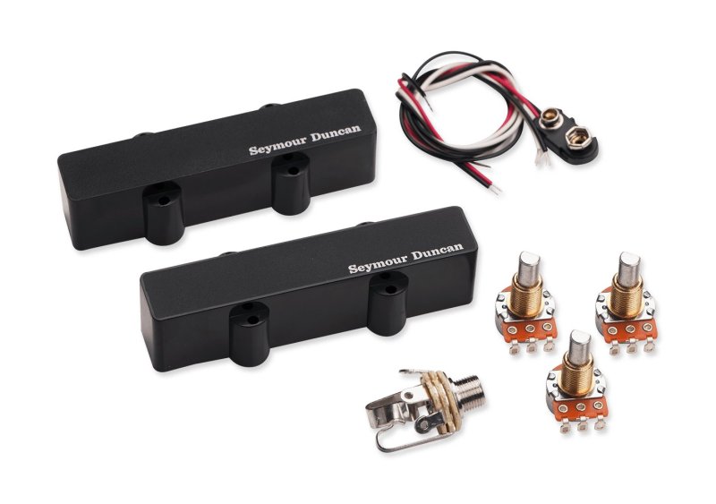 Seymour Duncan - Active 5-String Fender Jazz Bass Pickup Set, Black