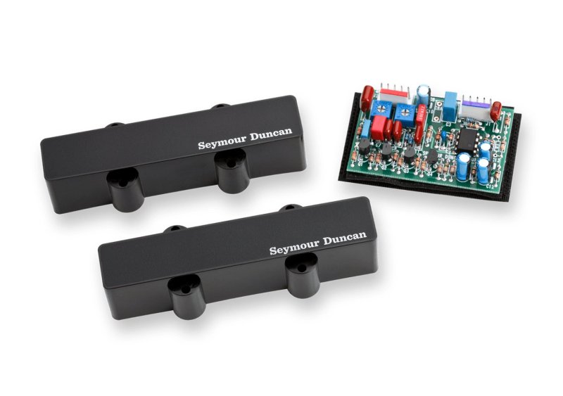 Seymour Duncan - Steve Bailey 2-Band Jazz Bass Pickup & Preamp System, Black