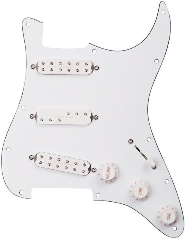 Seymour Duncan - Everything Axe Prewired Stratocaster Pickguard White