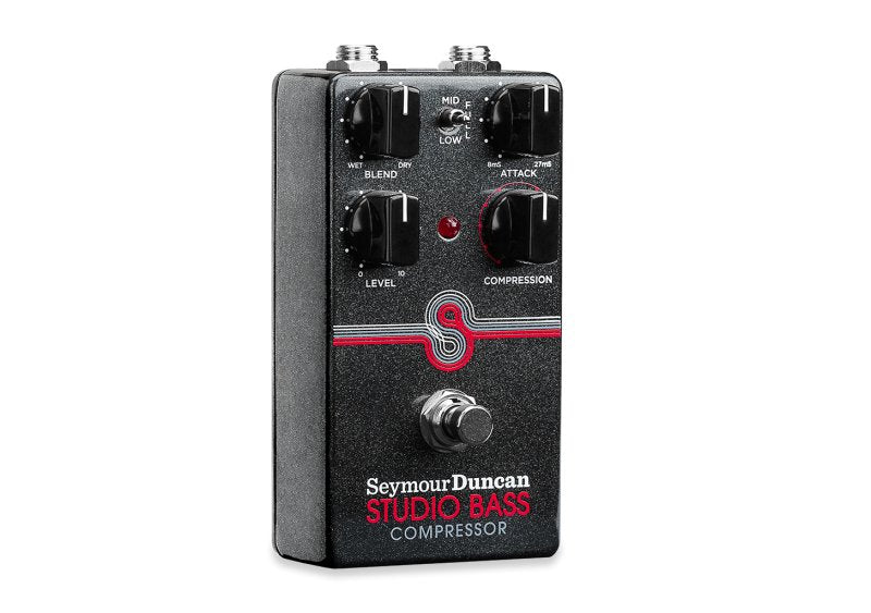 Seymour Duncan - Studio Bass Compressor Pedal – Studio-Grade Compression with Blend Control & Retro Housing