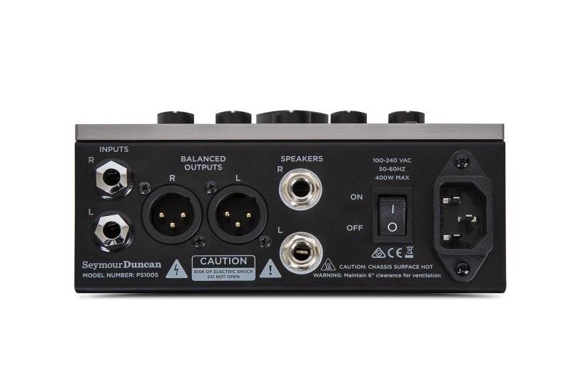 Seymour Duncan - PowerStage 100 Stereo - 100-Watt Stereo Guitar Amp Pedal, Silver