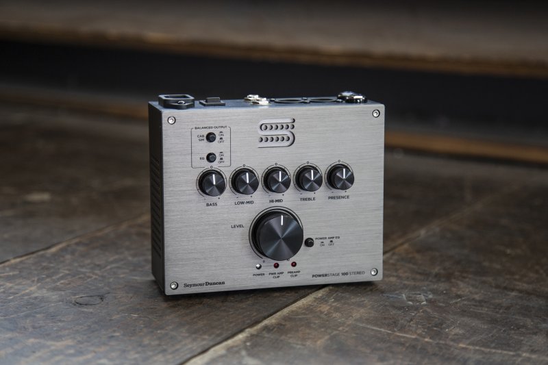 Seymour Duncan - PowerStage 100 Stereo - 100-Watt Stereo Guitar Amp Pedal, Silver