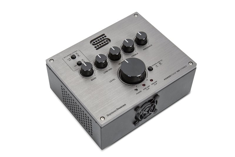 Seymour Duncan - PowerStage 100 Stereo - 100-Watt Stereo Guitar Amp Pedal, Silver