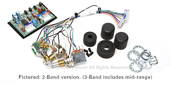 Seymour Duncan - 3-Band Tone Circuits for Active Bass Pickups