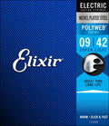 ELIXIR - Super Light Electric Nickel Plated Steel With Polyweb Coating (.009 - .042)