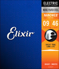 ELIXIR - Custom Light Electric Nickel Plated Steel With Nanoweb Coating (.009 - .046)