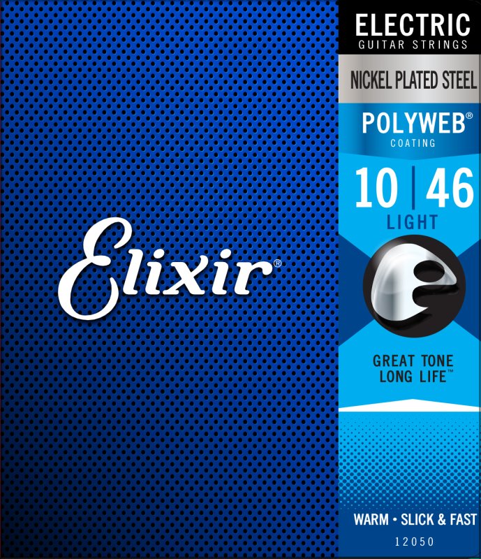 ELIXIR - Light Electric Nickel Plated Steel With Polyweb Coating (.010 - .046)