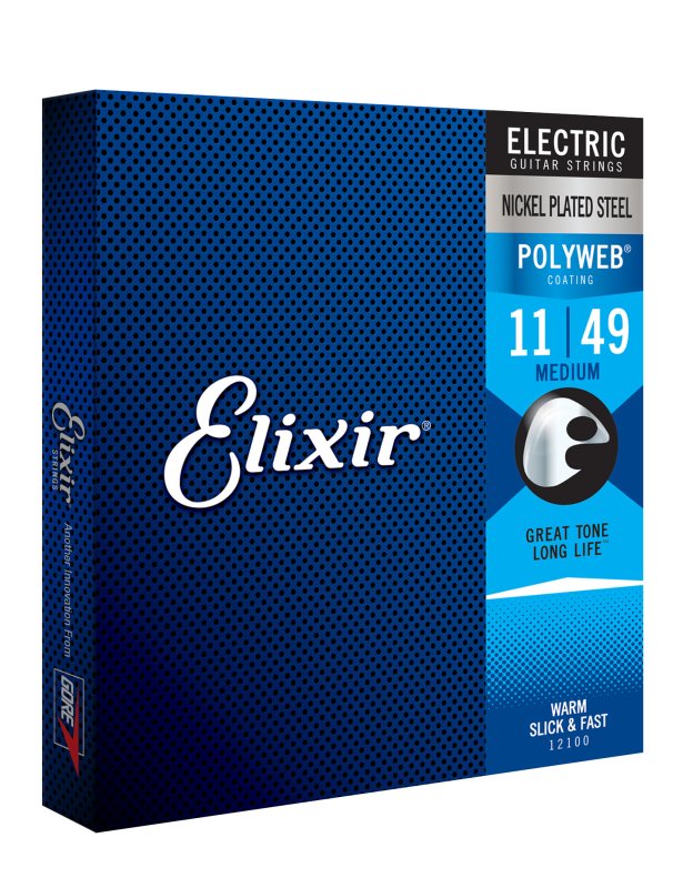 ELIXIR - Polyweb Coated Electric Guitar String Set .011-.049