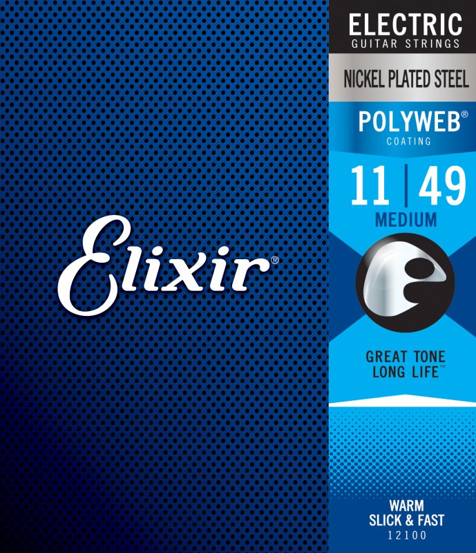 ELIXIR - Polyweb Coated Electric Guitar String Set .011-.049