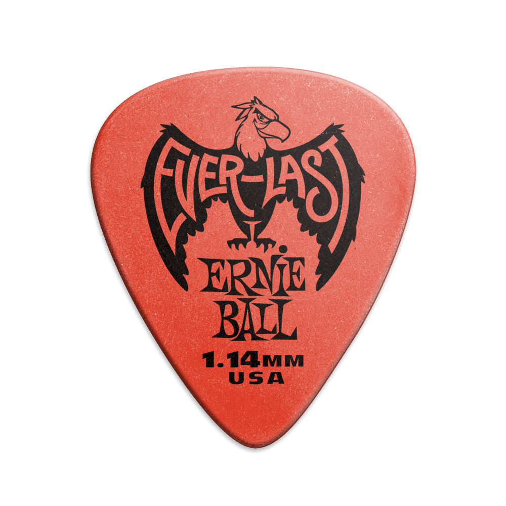 Ernie Ball - Everlast Picks - 1.14mm Red - 12 Pack
