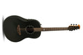 Ovation - Ultra Series Solid Spruce Top Mid-depth Acoustic / Electric Guitar, Pitch Black Metallic