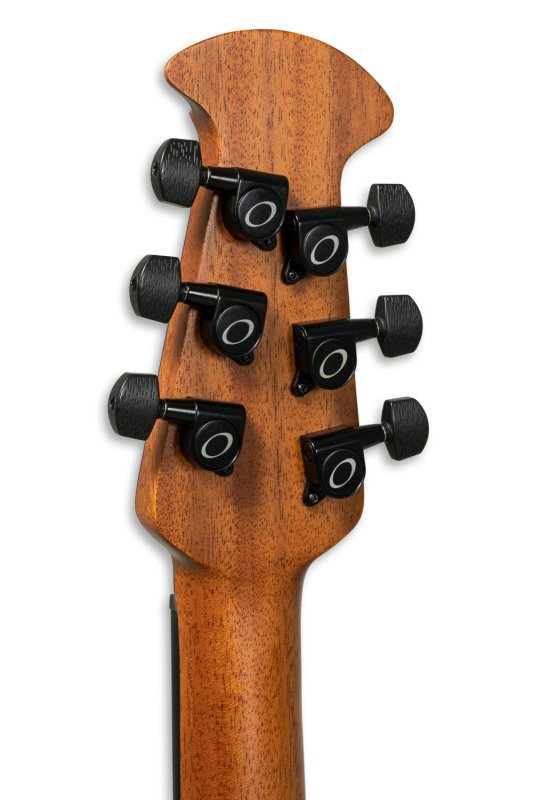 Ovation - Ultra Series Solid Spruce Top Mid-depth Acoustic / Electric Guitar, Pitch Black Metallic