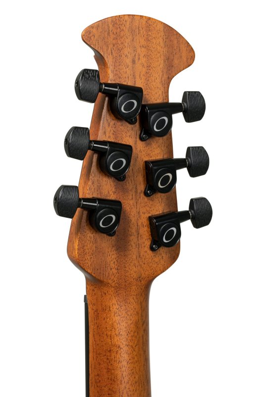 Ovation - Ultra Series Solid Spruce Top Mid-depth Acoustic / Electric Guitar, Vampira Red Metallic