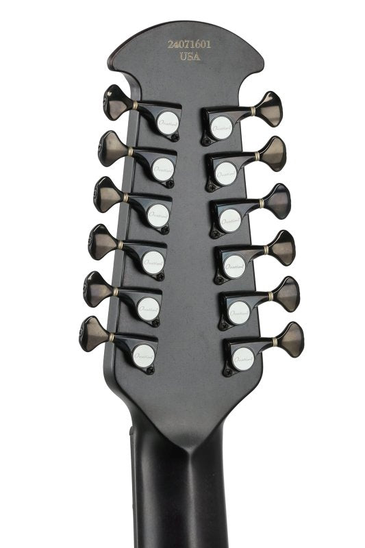 Ovation - Adamas Melissa Etheridge Signature Mid Cutaway 12-string Electric/ Acoustic Guitar, Black