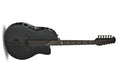 Ovation - Adamas Melissa Etheridge Signature Mid Cutaway 12-string Electric/ Acoustic Guitar, Black