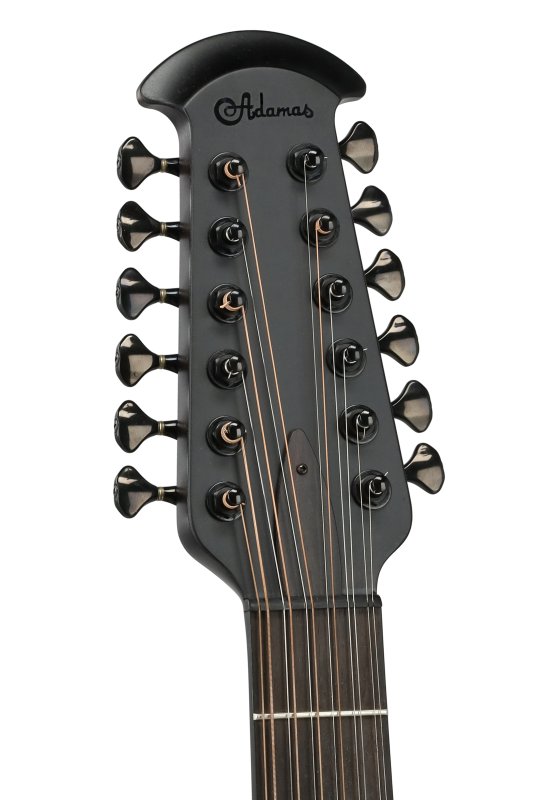 Ovation - Adamas Melissa Etheridge Signature Mid Cutaway 12-string Electric/ Acoustic Guitar, Black