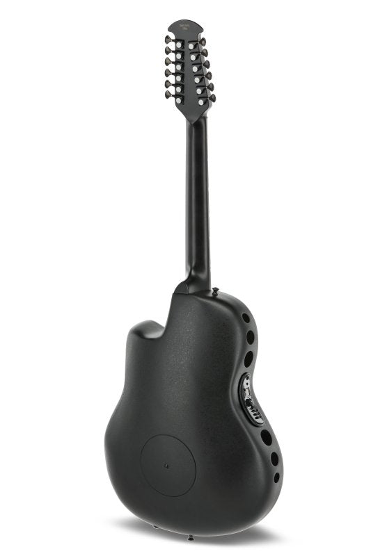 Ovation - Adamas Melissa Etheridge Signature Mid Cutaway 12-string Electric/ Acoustic Guitar, Black