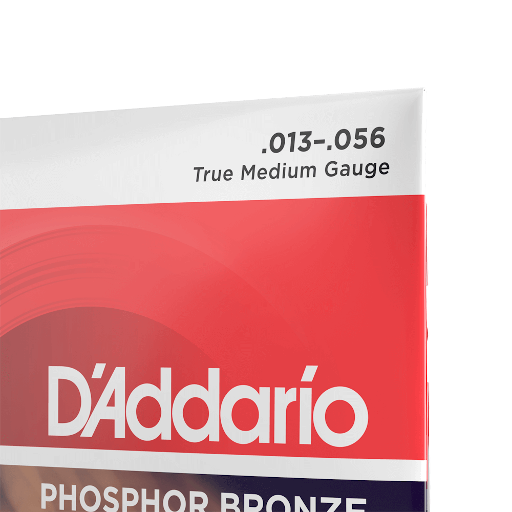 D'Addario - True Medium Acoustic Guitar Strings - EJ24 - 13-56