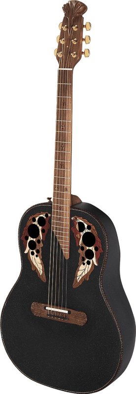 Ovation - Adamas Acoustic-Electric Guitar, Black