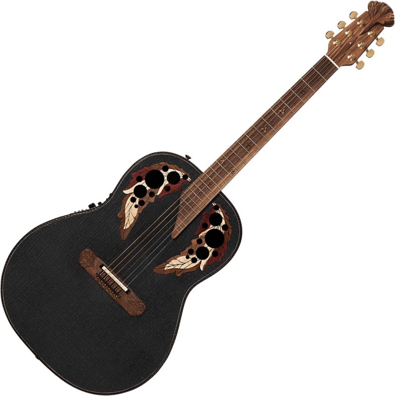 Ovation - Adamas Acoustic-Electric Guitar, Black