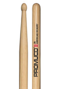 Promuco Percussion - American Hickory 2B Drumsticks, Wood Tip