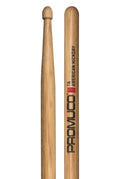 Promuco Percussion - American Hickory Drumsticks - 7A, Wood Tip
