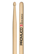 Promuco Percussion - Rock Maple Drumsticks - 7A, Wood Tip