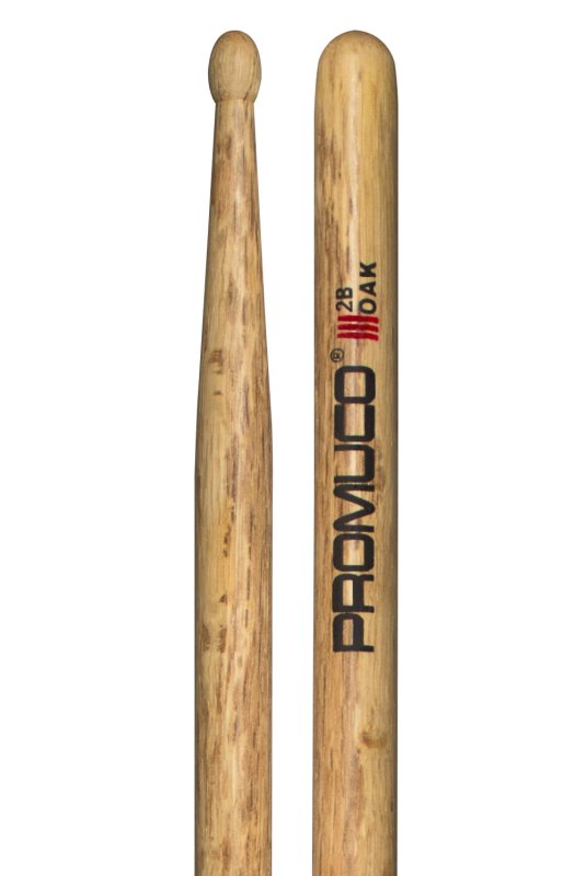 Promuco Percussion - Oak Drumsticks - 2B, Wood Tip
