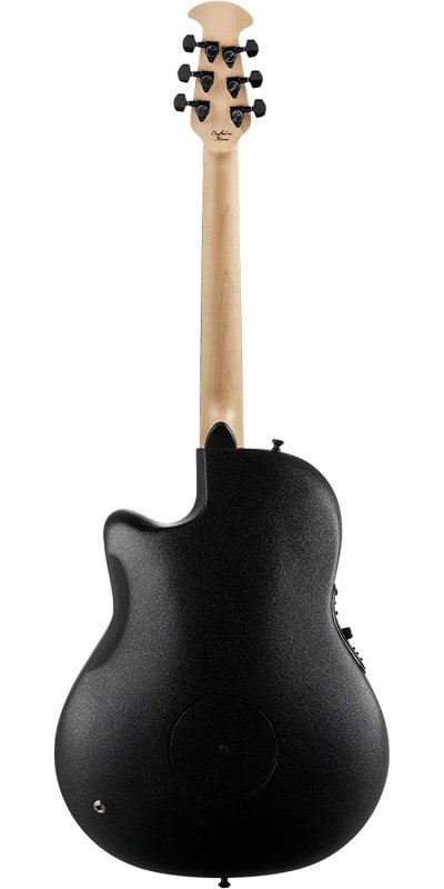 Ovation - Elite Acoustic-Electric Guitar - Black