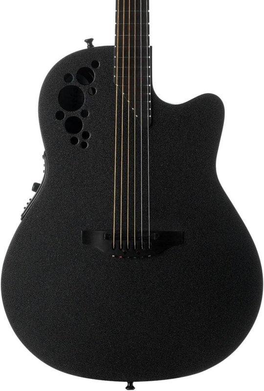 Ovation - Elite Acoustic-Electric Guitar - Black