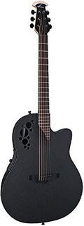 Ovation - Elite Acoustic-Electric Guitar - Black