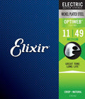 ELIXIR - Electric Medium Nickel Plated Steel With Optiweb™ Coating .011 - .049