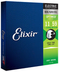 ELIXIR - Optiweb Coated Nickel Plated Electric 7-String Guitar Strings Medium, 11-59