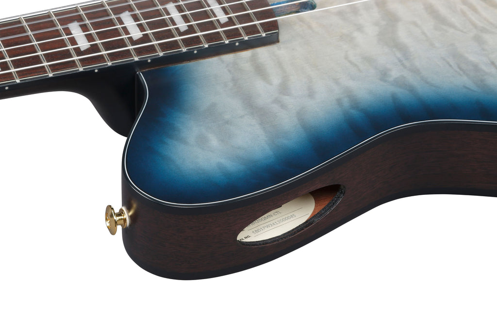 Ibanez Guitars - FRH20QMN - Thinline Nylon-string Acoustic-electric - Cosmic Blue Sunburst Low Gloss