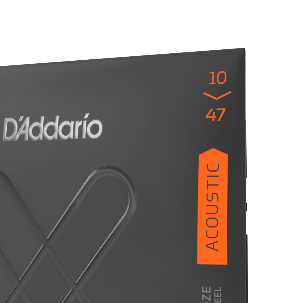 D'Addario - XT Phosphor Bronze Coated Acoustic Guitar Strings, Extra Light - 10-47 - XTAPB1047