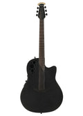 Ovation - Elite TX Deep Contour Acoustic-Electric Guitar - Textured Black