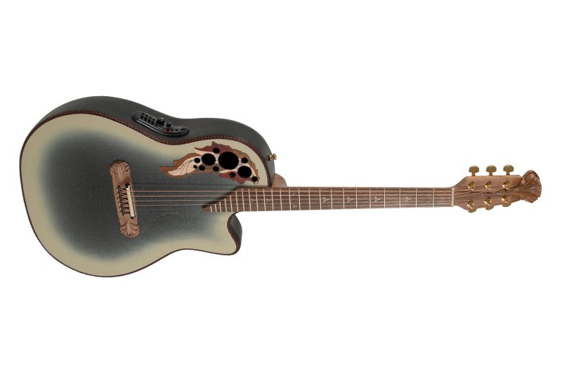 Ovation - Adamas  I, GT Cutaway Deep Contour Acoustic / Electric Guitar With Case, Reverse Beige Burst
