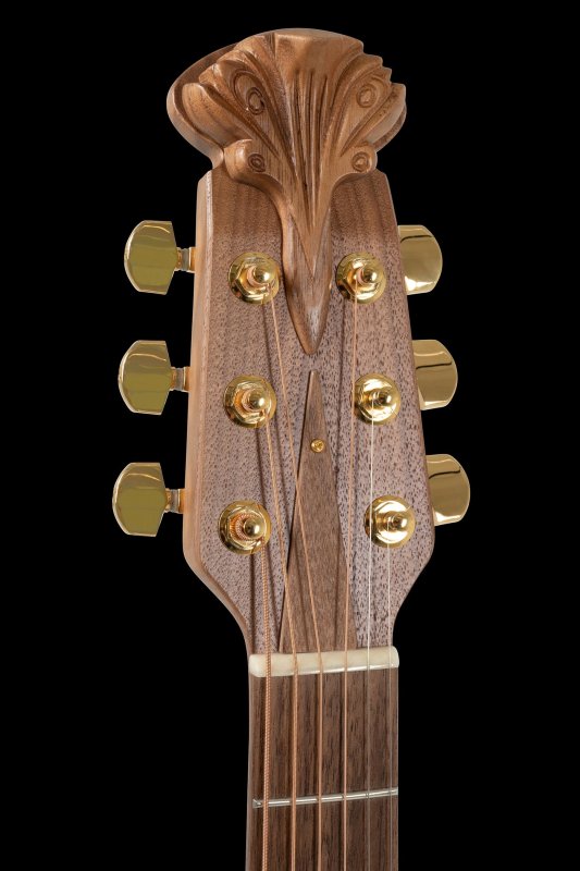 Ovation - Adamas  I, GT Cutaway Deep Contour Acoustic / Electric Guitar With Case, Reverse Beige Burst