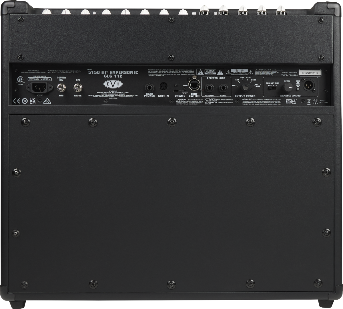 EVH - 5150III® Hypersonic™ 6L6 1x12