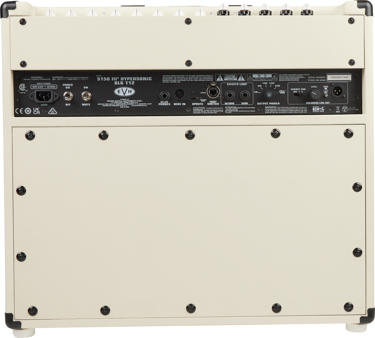 EVH - 5150III® Hypersonic™ 6L6 1x12
